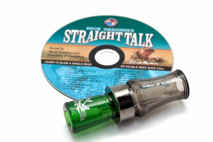 Манок духовой на утку крякву Buck Gardner Mallard Hammer Big Barrel MH-CD-SMK/CA и CD Дымчатый / Изумруд