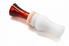 Манок духовой на утку крякву Stickhunt ArtCalls Perehvat 1 лепесток Виски / Белый