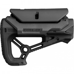 Приклад телескопический Fab Defense GL-CORE S CP с упором для щеки Чёрный