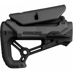 Приклад телескопический Fab Defense GL-CORE S CP с упором для щеки Чёрный