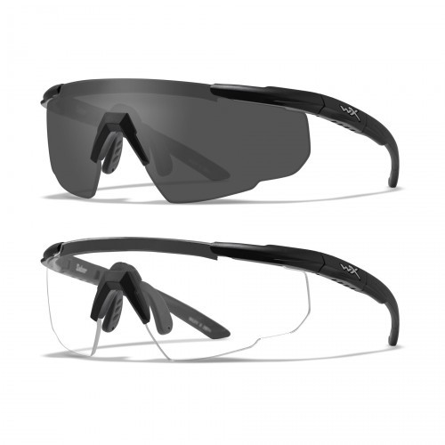 Очки баллистические стрелковые Wiley X Saber Advanced 317 Прозрачные 90%|Серые 15%
