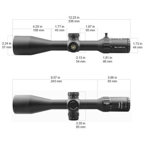 Прицел оптический Vector Optics Paragon Gen ll 3-15X50 IR FFP FP WP (SCOM-25) Сетка VPA-2