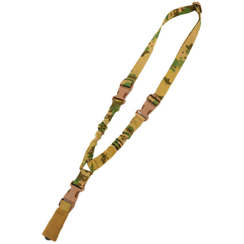 Ремень оружейный RusForce Gun Rop на 1 точку с амортизатором Мультикам