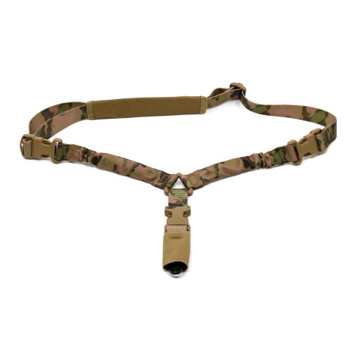 Ремень оружейный RusForce Gun Rop на 1 точку с амортизатором Мультикам