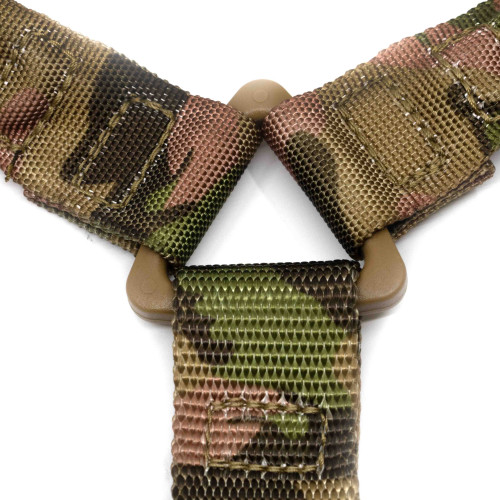 Ремень оружейный RusForce Gun Rop на 1 точку с амортизатором Мультикам