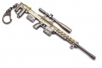 Брелок Microgun M Снайперская винтовка AMP DSR-1 с сошками Золотой