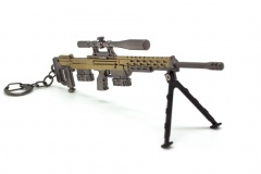Брелок Microgun M Снайперская винтовка AMP DSR-1 с сошками Золотой