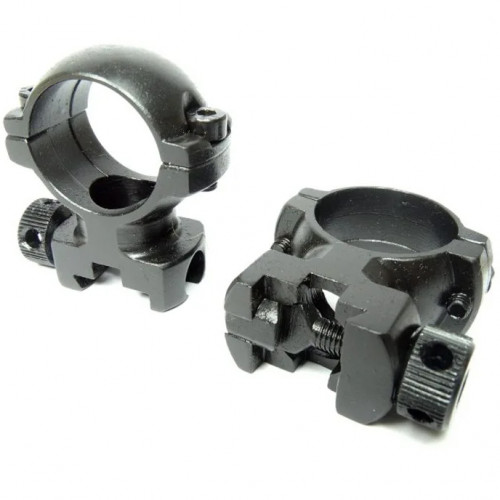 Кольца для прицела ЭСТ Л D=25.4 мм H=28 мм на Призму (8-11 мм) | Средний 2 шт