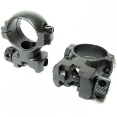 Кольца для прицела ЭСТ Л D=25.4 мм H=28 мм на Призму (8-11 мм) | Средний 2 шт