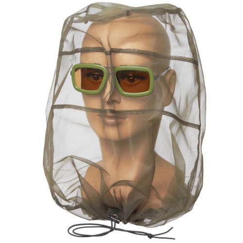 Противомоскитный комплект Guardgift А8В2М Polarized Коричневые 23% с очками в металлической оправе