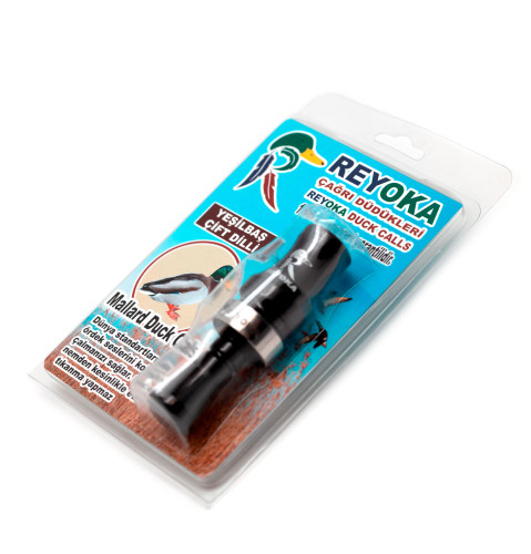 Манок духовой на утку крякву Reyoka Ordek Cift 2 лепестка Чёрный