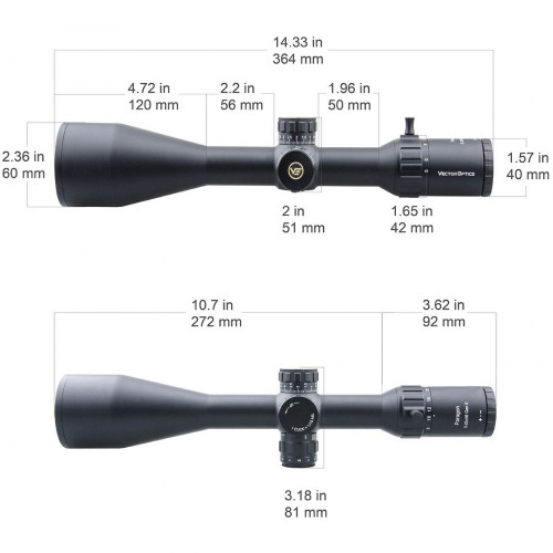Прицел оптический Vector Optics Paragon Gen II 5-25X56 IR SFP FP WP (SCOL-26P) Сетка VPA-2