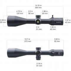Прицел оптический Vector Optics Paragon Gen II 5-25X56 IR SFP FP WP (SCOL-26P) Сетка VPA-2