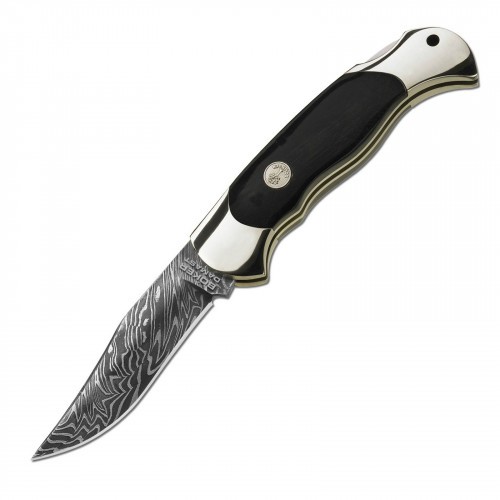 Нож складной Boker Solingen Explosions damast Buffalo 112099DAM клинок 7 см Черный
