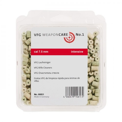 Патч войлочный для чистки оружия VFG Super 66851 для .30 калибра 500 шт