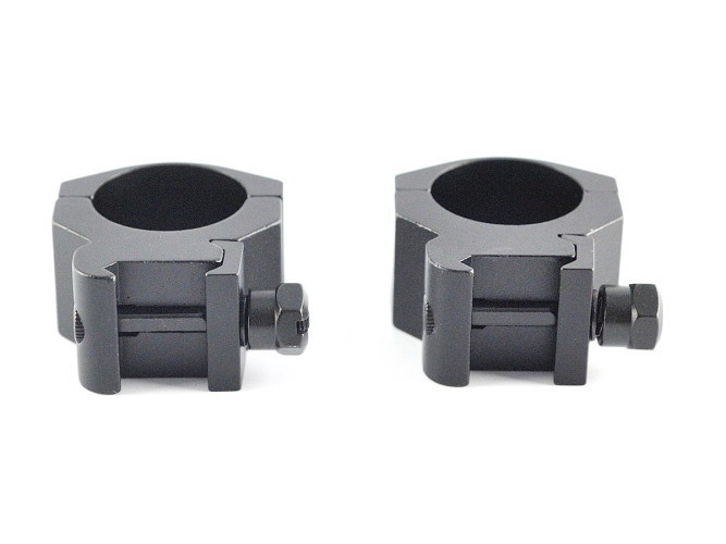 Кольца Nikko Stirling Sport Match, небыстросъемные на Weaver, 30 мм, средние, 6 винтов, алюминий