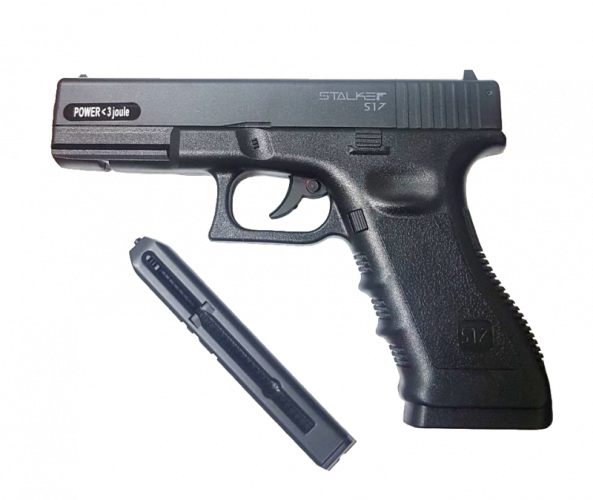 Магазин Stalker для пневматических пистолетов модели S17 к.4,5мм., ёмкость 20 шариков, металл
