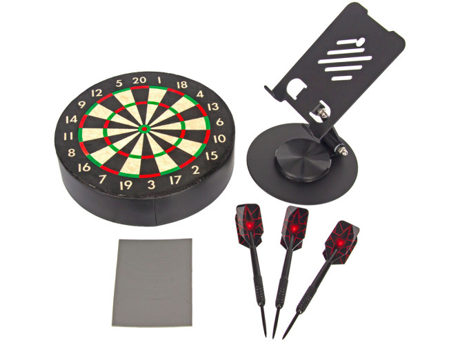 Мини-дартс Stinger настольный на подставке 3 дротика D=15 см