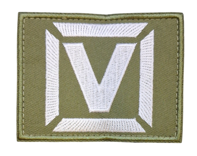 Шеврон тактический RusForce 9*7 см V зеленый