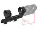 Кронштейн-моноблок Vector Optics 1-Piece Adjustable Extended Picatinny Mount с выносом на Picatinny D=30 мм H=38 мм