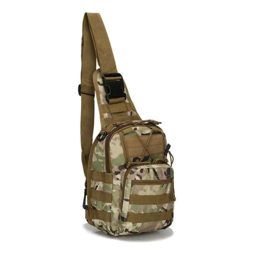 Сумка-рюкзак тактическая через плечо RusForce Tactical Мультикам