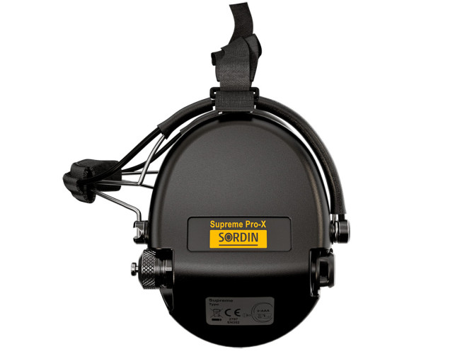 Наушники активные стрелковые Sordin (MSA) Supreme Pro-X Neckband 76302-X-02 19-24 ДБ Чёрный