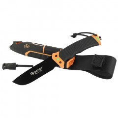 Нож фиксированный Ganzo G8012V2-OR Клинок 11.3 см c паракордом Оранжевый