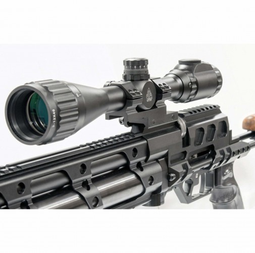 Кольца-моноблок для прицела Leapers UTG Accushot (RGWMOFS38-25H4) D=25.4 мм H=18 мм V=38 мм на Weaver | Высокий