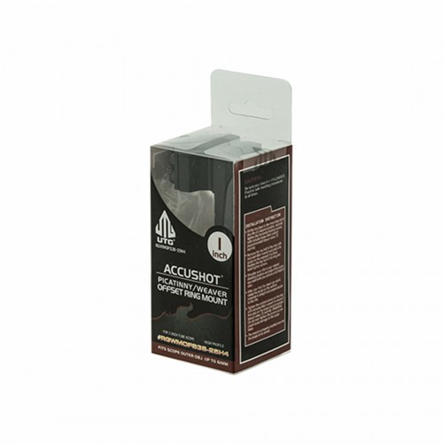 Кольца-моноблок для прицела Leapers UTG Accushot (RGWMOFS38-25H4) D=25.4 мм H=18 мм V=38 мм на Weaver | Высокий