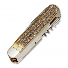 Нож перочинный Boker Solingen Jagdmesser Quadro 110645 клинок 8.5 см Коричневый