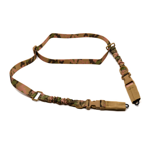 Ремень оружейный RusForce Gun Rop Two на 2 точки с амортизатором Мультикам