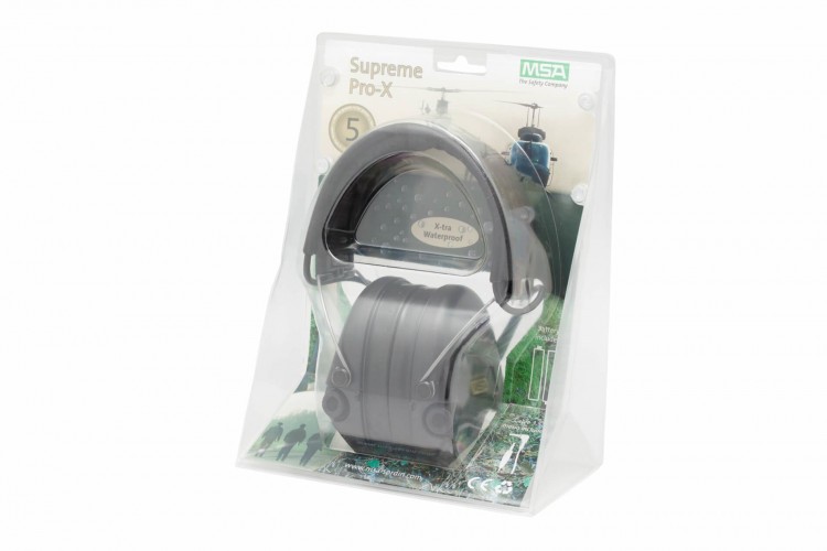 Наушники активные стрелковые MSA Sordin Supreme Pro-X 75302-X/L-02-G 25-82 ДБ