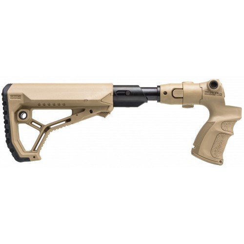 Приклад телескопический Fab Defense C-AGMF500 FK SB GL-CORE для Mossberg 500 с амортизатором Койот