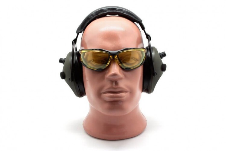 Наушники активные стрелковые PMX Tactical Pro PMX-35G 24-80 ДБ Хаки