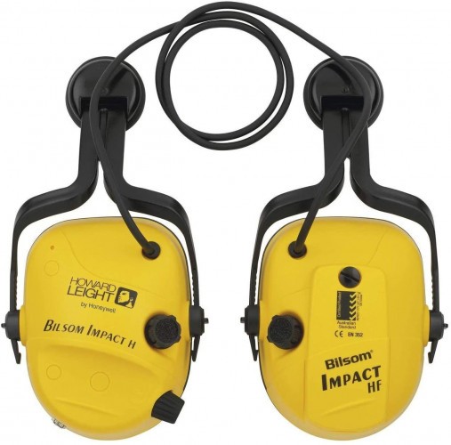 Наушники активные стрелковые Honeywell Howard Bilsom Impact 1010632 с креплением под шлем-каску 27-82 ДБ Жёлтый