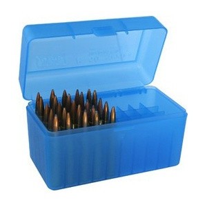 Кейс MTM Case-Gard RL-50-24 для хранения 50 патронов до .410 калибра Синий