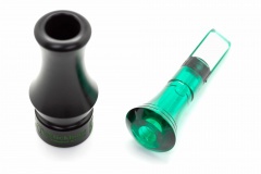 Манок духовой на утку крякву Stickhunt ArtCalls Partisan 2 лепестка Изумруд / Чёрный