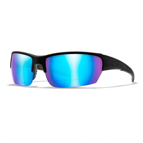 Очки баллистические стрелковые Wiley X Saint CHSAI09 Polarized Зеркально-синие 12%