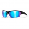 Очки баллистические стрелковые Wiley X Saint CHSAI09 Polarized Зеркально-синие 12%