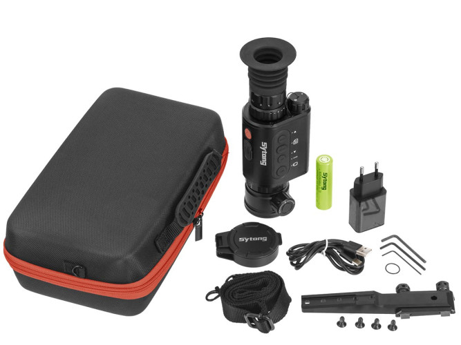 Прицел тепловизионный Sytong PM03-35 x2.8/5.6/11.2/22.4 M-384x288 на Picatinny