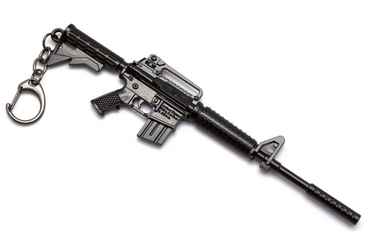 Брелок Microgun M Винтовка M16A4 Чёрный