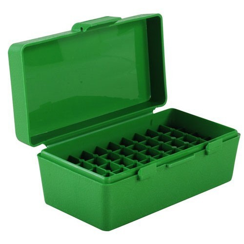 Коробка MTM Case-Gard P-50-38-10 для хранения 50 патронов .38 калибра Зелёный