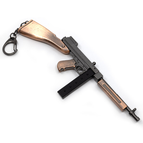 Брелок Microgun M Пистолет-пулемет Thompson c деревом