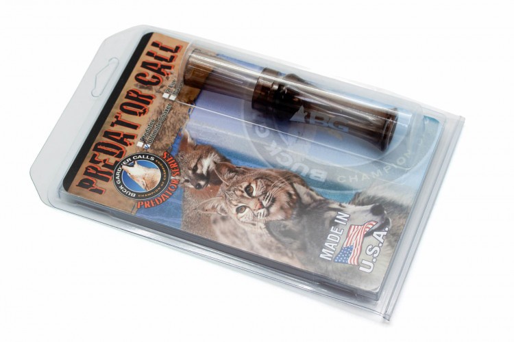 Манок духовой на хищника 2 в 1 Buck Gardner Ultimate Coaxer PRED-UC птичья и мышиная паника Дымчатый