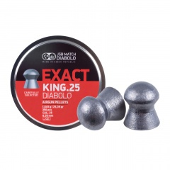 Пульки для пневматики JSB Exact King Полусферические 6.35 мм 1.64 г (350 шт)