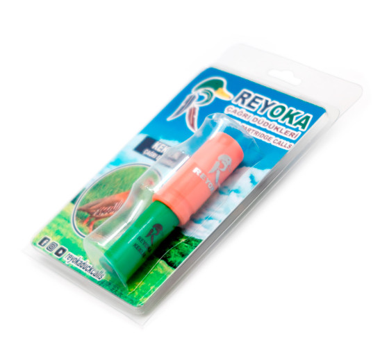 Манок духовой на куропатку Reyoka Keklik Красный / Зелёный