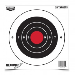 Мишень бумажная Birchwood Casey Eze-Scorer Bulls-Eye Target 200 мм 26 шт