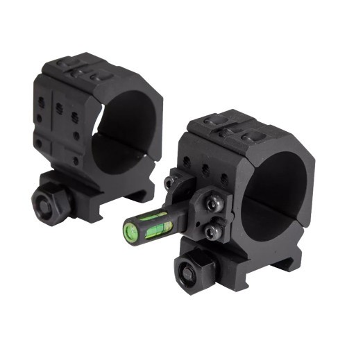 Кольца для прицела Wheeler (1099903) D=25.4 мм H=15 мм на Picatinny с уровнем | Высокий 2 шт