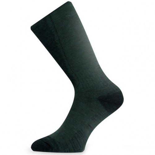 Носки Lasting WSM 620 из шерсти с антибактериальным свойством Тёмно-зелёный