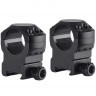 Кольца для прицела Hawke Tactical (24112) быстросъемные D=25.4 мм H=17 мм на Weaver | Высокий 2 шт